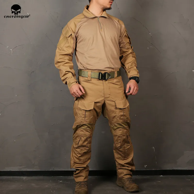 Тактические рубашки Emerson BDU G3 боевые Emersongear CP Стильные топы для поля боя штурмовая