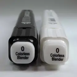 Двойной советы бесцветный блендер маркер скетч товары для рукоделия маркер спирте ручка мультфильм граффити маркеры