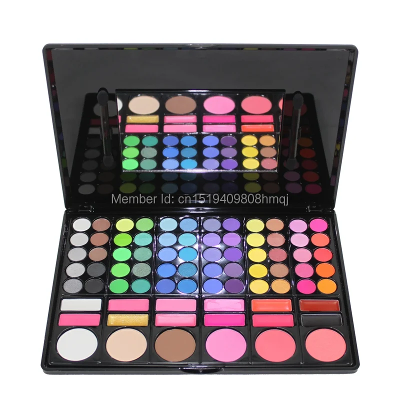

Pro 78 Color Eyeshadow Palette With Blusher/Contour Powder/Lipgloss Fashion Eye Shadow Makeup Set 3 Model
