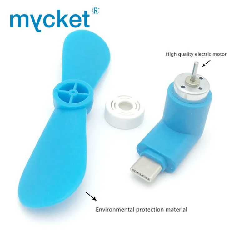 Myket Мини Портативный Тип C мобильный телефон охлаждения USB вентилятор для Android телефон huawei V9 samsung Galaxy S9 S8 плюс Google Pixel