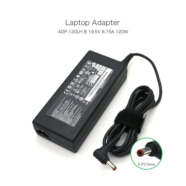 Genuine Original 19.5V 6.15A 120W AC Adapter for Lenovo IdeaPad Y400 Y500  Y560 Y580