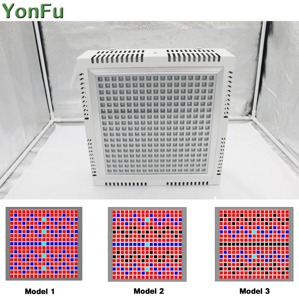 

900W Full Spectrum Led Grow Light Adjustable plant light Professional planting grow lamp for herb Medical Plant Hydroponics lamp
