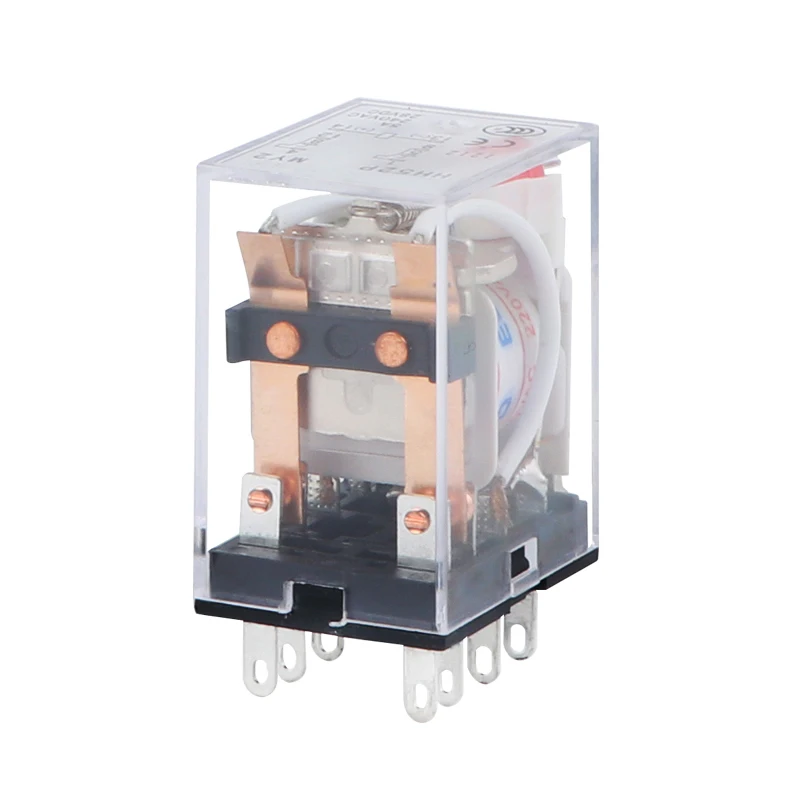 HH52P MY2NJ мини электромагнитные реле AC 220V 110V DC 24V 12V 5A питания общего назначения DPDT 8 Pin