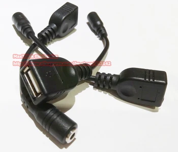 

DC Power Female 3.5x1.35mm To USB Female Supply plug Adapter Cable ,3.5/1.35mm DC convert USB , 10pcs ,Free shipping