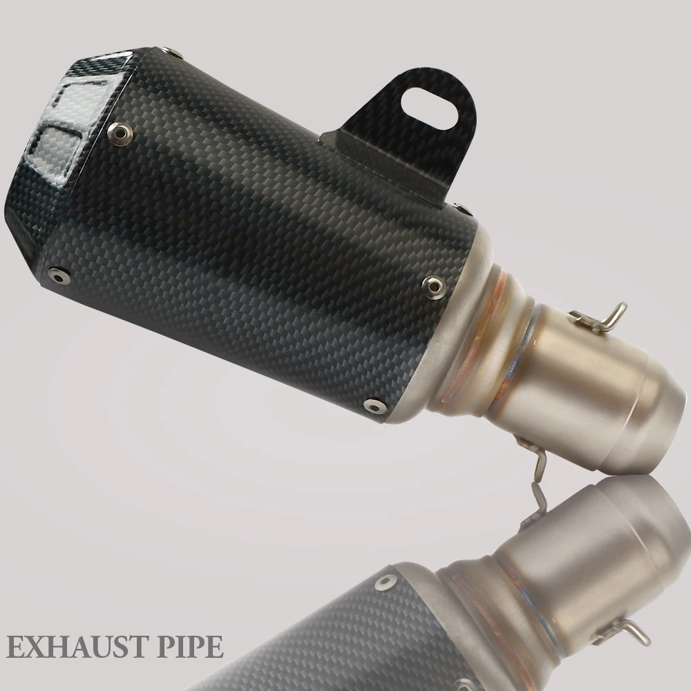 Universal 36-51mm Modified Motorcycle Exhaust Pipe Muffler For Yamaha FJR1300 for BMW 125 FZ07 09 FZ1 FZ8 FZ6R MT09 MT07 Universal 36-51mm Modified Motorcycle Exhaust Pipe Muffler For Yamaha FJR1300 for BMW 125 FZ07 09 FZ1 FZ8 FZ6R MT09 MT07