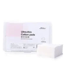 1000pcs antiseptic Cotton Yfashion Makeup Pieces Hygienic Nonwoven Thin Cotton Pads microbrush for Makeup Nose Cleaning Tool