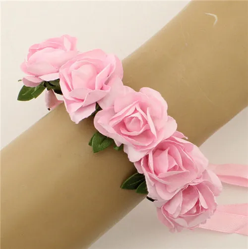 paper flower bracelet