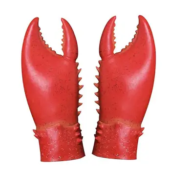 

1 Pair Crab Lobster Claws Gloves Cosplay Funny Party Latex Novelty Toy Kids Adult Party Gags Toy