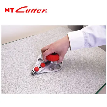 

NT Cutter C-3000GP, 3-26CM diameter, compass cutter, metal, round knifehole