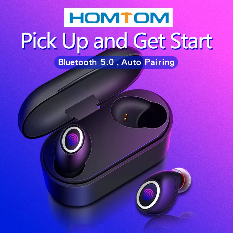 

Fingerprint Touch Bluetooth Earphones 5.0 TWS for HOMTOM H 5 10 S99 i S 17 99 12 7 Ht16s Ht70 ZOji Z11 C13 Wireless Earbuds dual