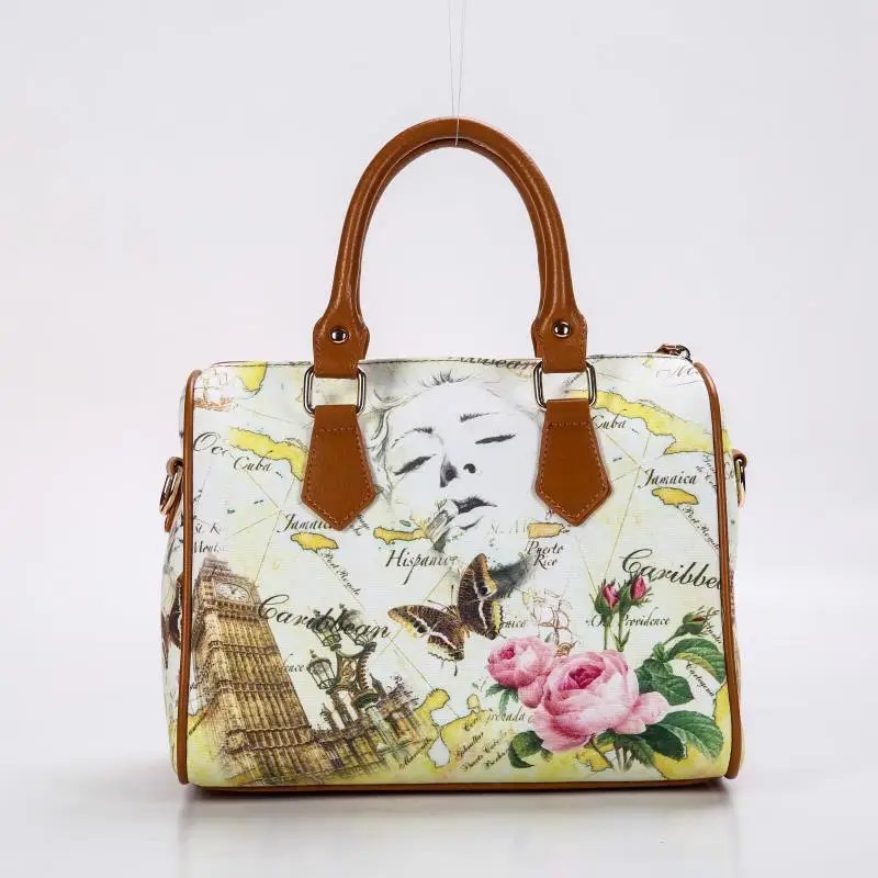

Beivah Brand digital print women leather handbags women messenger bags girls shoulder bag high quality female bag