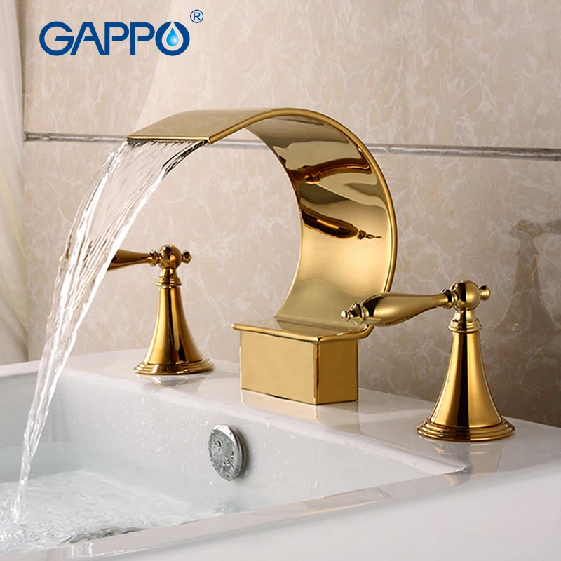 GAPPO basin faucet bathtub waterfall faucet bathroom mixer deck mounted tub faucets bath shower