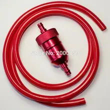 Алюминиевый Топливный фильтр и топливная линия для мотоцикла Dirt Bike Go Kart ATV.1/4 ''ID