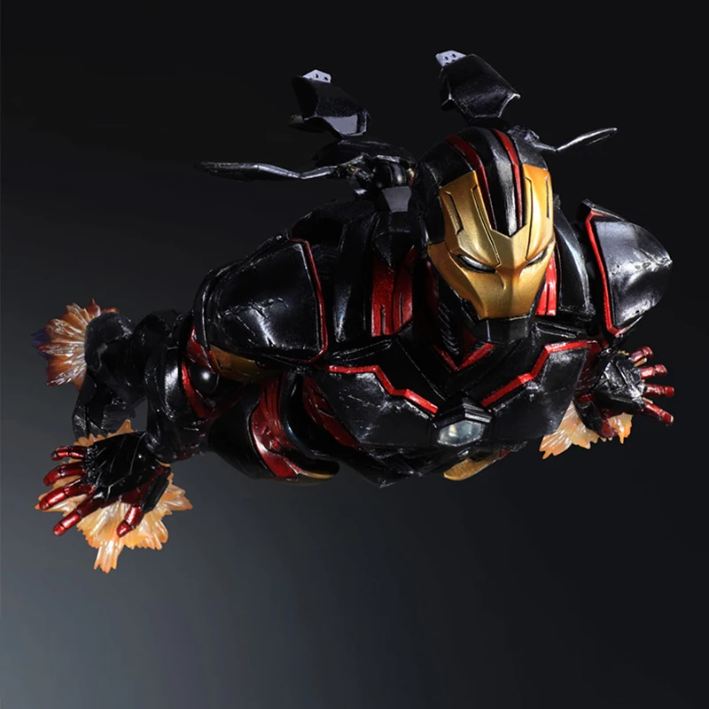 

Avengers Super Hero SQUARE ENIX Variante Play Arts Kai Iron Man PVC Action Figure Sammeln Modell Spielzeug 35 cm toys gift