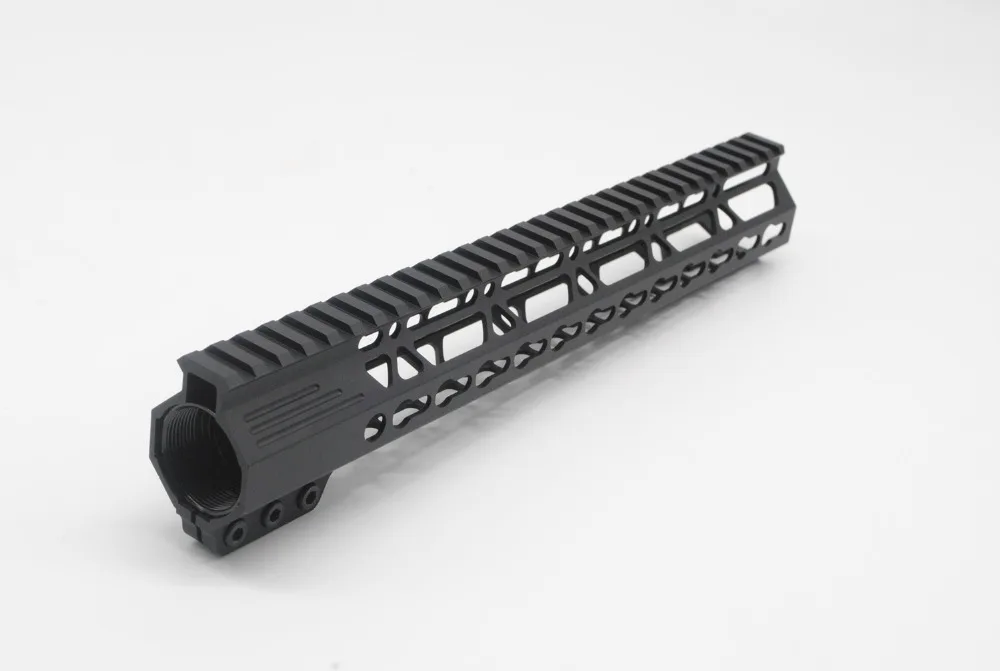 TriRock Black 12'' inch Length Keymod Handguard Free Floating Rail