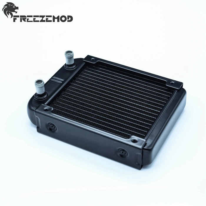 FREEZEMOD алюминиевый радиатор 18 трубок 12 см вентилятор компьютерный pc водяной clooler