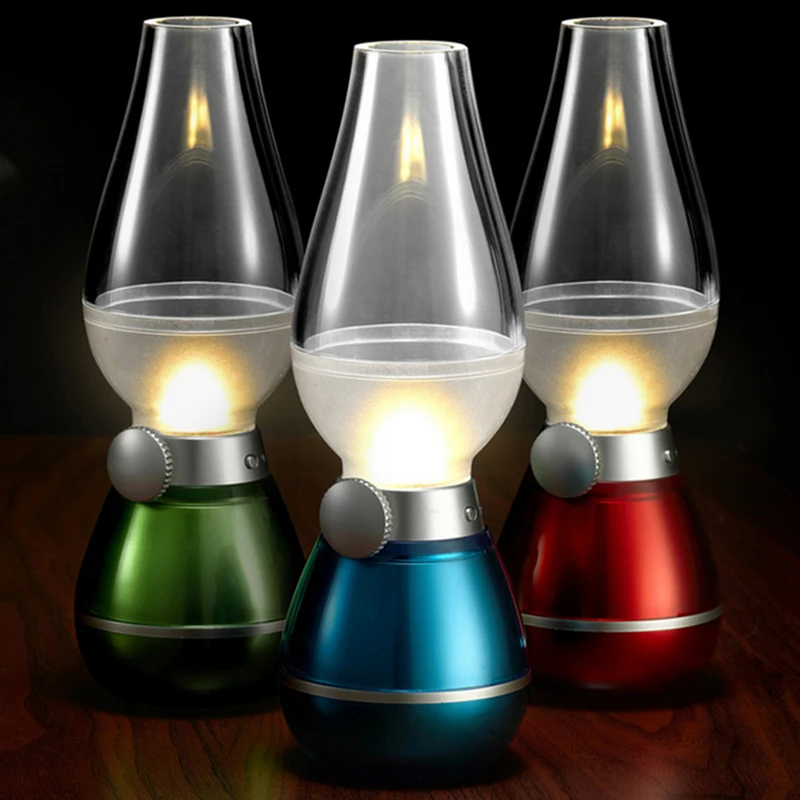 2015 fashion led kerosene desk lamps motion sensor night led lamp