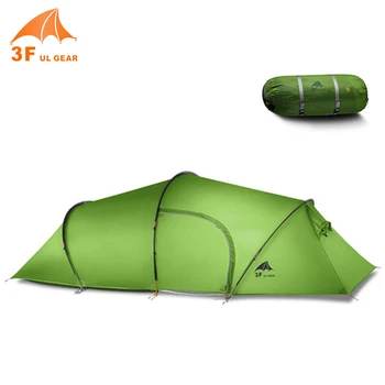 

3F UL Gear 2 Person Double Layer Backpacking Camping Tunnel Tent Outdoor Travel Hiking Ultralight Waterproof Tent with Rainfly