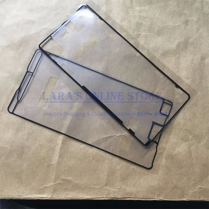 

2pcs/lot New Back Battery Cover + LCD Frame Waterproof Adhesive Sticker for Sony Xperia X Performance Tape Glue Replacement