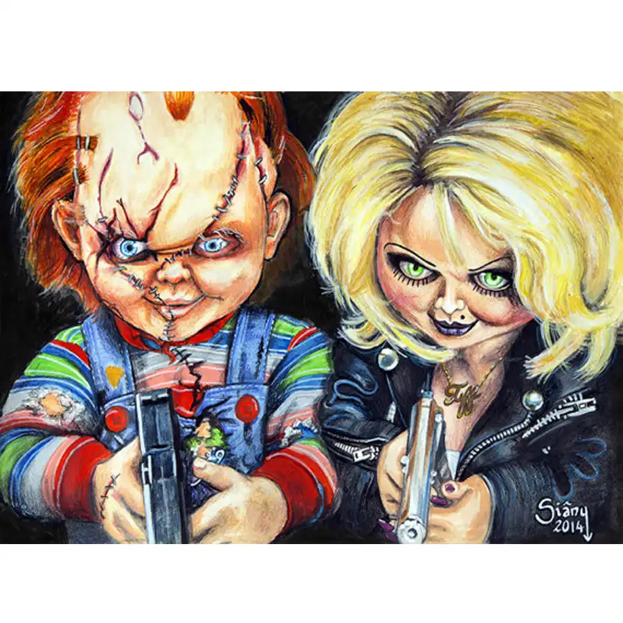 chucky paintings