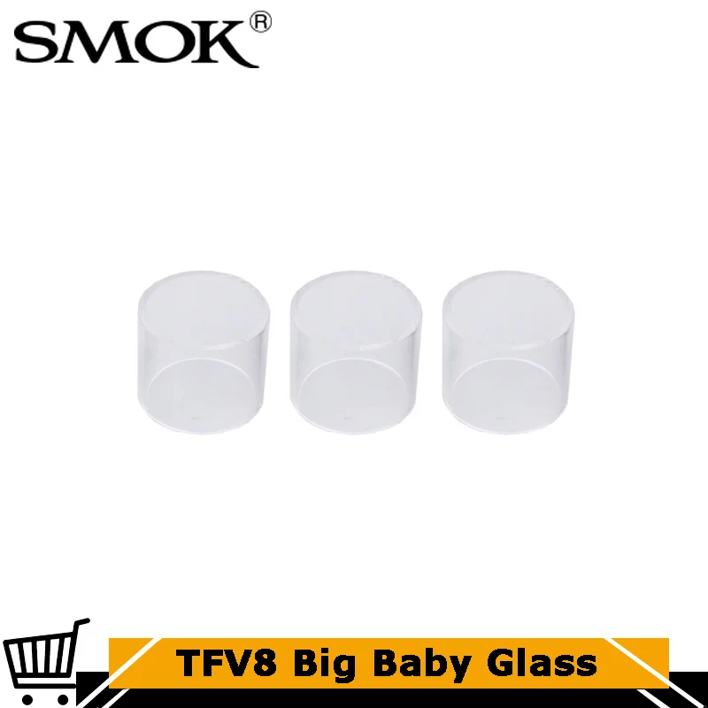 

3pcs/lot SMOK TFV8 Big Baby Replacement Glass Tube 5ML Suitable for SMOK TFV8 Big Baby Tank Atomizer