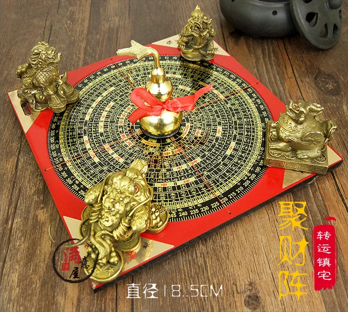 HOT SALE -Geomantic master tool-HOME OFFICE efficacious JIN MU SHUI HUO TU Town house money drawing 8 Diagrams FENG LUO PAN | Дом и сад
