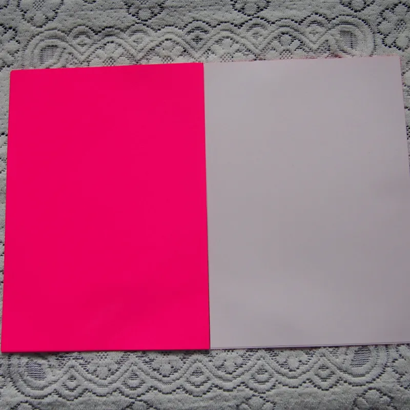 А4*8 шт) неоновый розовый цвет только ПУ Flex виниловая бумага ПУ теплопередача виниловая пленка для футболок железо на виниле для термопресса 611