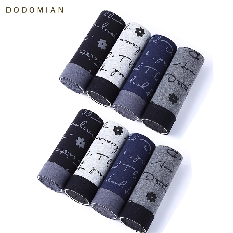 

8pcs/lot Men Underwear Boxer Cotton Short Boxer Men Soft Breathable Men Trunks Plus Size High Quality Boys Panties L XL XXL XXXL