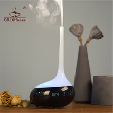 ФОТО gx diffuser led lights ultrasonic humidifier aroma diffuser mist maker essential oil diffuser essentiel diffuser