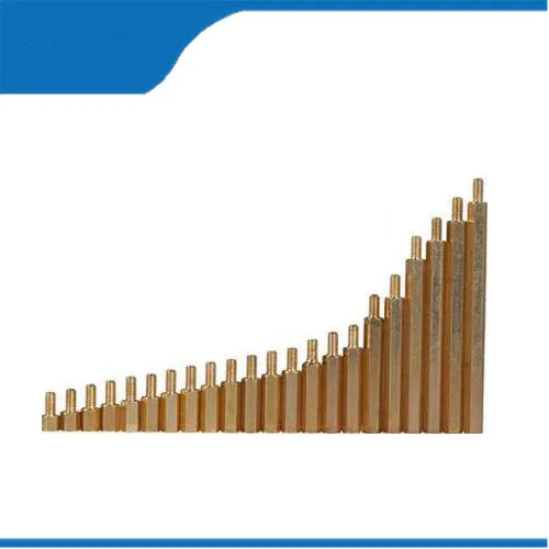 Латунный винт pcb 30 шт. M2.5/M3/M4+ 6 мм Шестигранная гайка интервальный винт трубы фитинги стойки PCB компьютер PC материнская плата стоек распорку