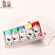 5 шт./лот с рисунком, боксеры для мальчиков, нижнее белье для мальчиков; нижнее белье для детские, для малышей, трусы боксеры; трусы нижнее белье для мальчиков Штаны для От 2 до 10 лет