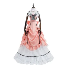 Black Butler Kuroshitsuji Ciel Phantomhive Women Party Dress Lolita Cosplay Costume Whole Set vevefhuang black deacon black butler ciel phantomhive cosplay dress princess clothing costume with hat glove