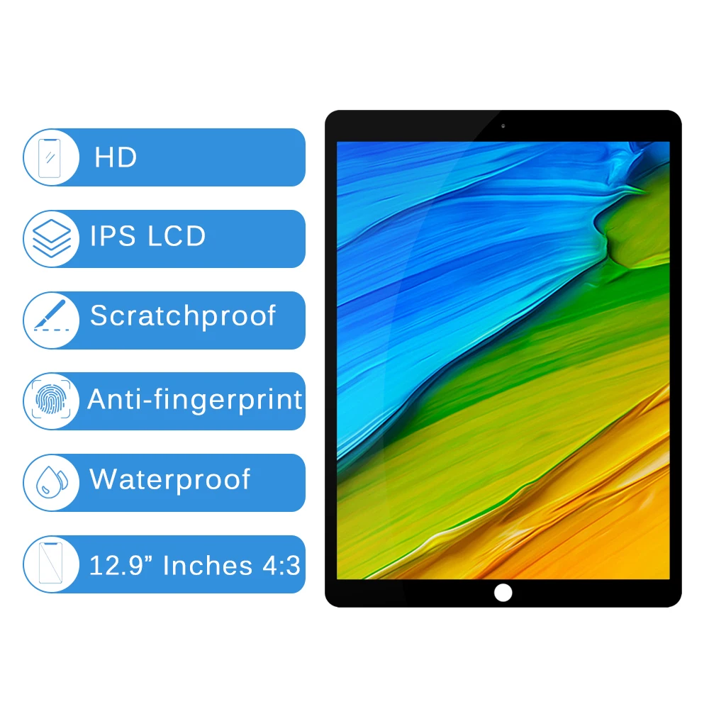 Дисплей для iPad Pro 12 9 2 2nd LCD сенсорный экран дигитайзер Матрица ЖК 2017 сборка A1670 A1671