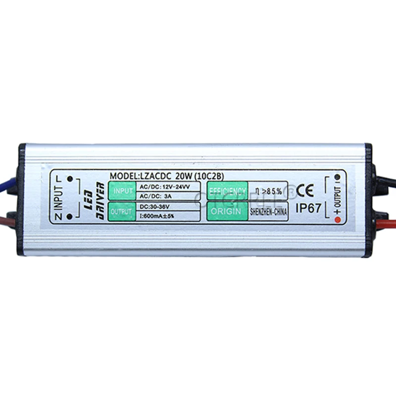 AC 85-265V переменного тока в постоянный вам товары в течение 3-10 V/DC 30-36 V светодиодный драйвер IP67 Водонепроницаемый освещения трансформаторный источник питания мощностью 10 Вт, 20 Вт, 30 Вт, 50 Вт 100W