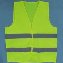 50 шт./партия Взрослый сигнальный жилет Видимый Рабочий жилет светоотражающий жилет