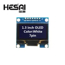 1,3 pulgadas módulo OLED Color blanco 128X64 OLED LCD Módulo De Pantalla LED 1,3 CII I2C comunicación SPI para arduino Diy Kit