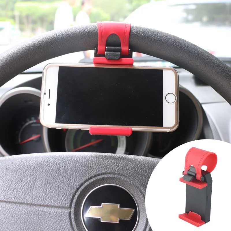 FFFAS Universal Handy Lenkrad Stand Auto Lager Kreis Halter Clamp unterstützung für Apple Iphone 5