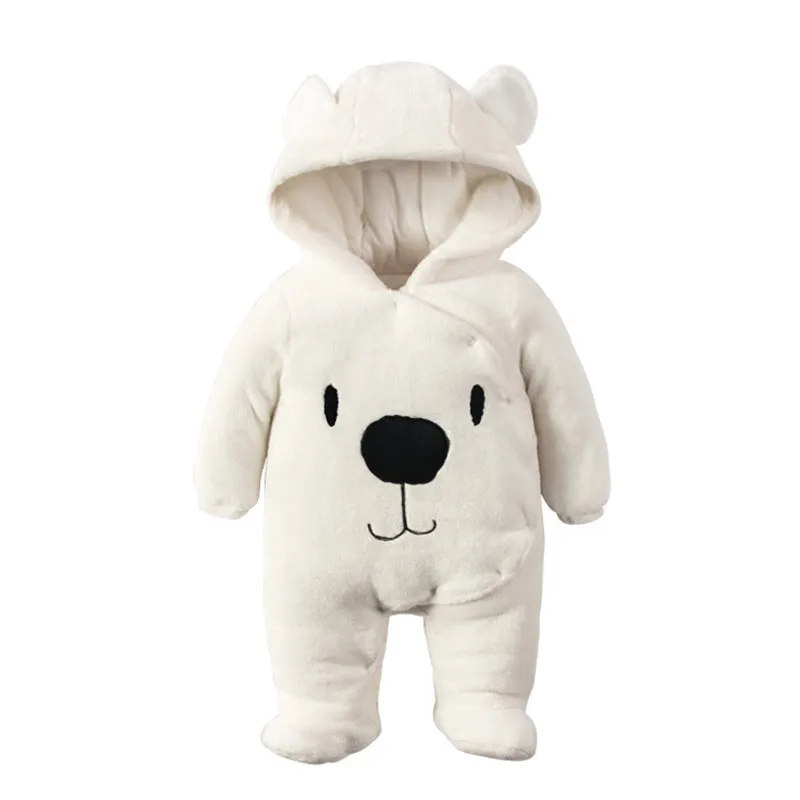 New Arrival !Autumn and Winter Baby Boy&Girl Clothes Newborn Cartoon Animal Outwear Clothing Baby Warm Jumpsuit Free Drop Ship12
