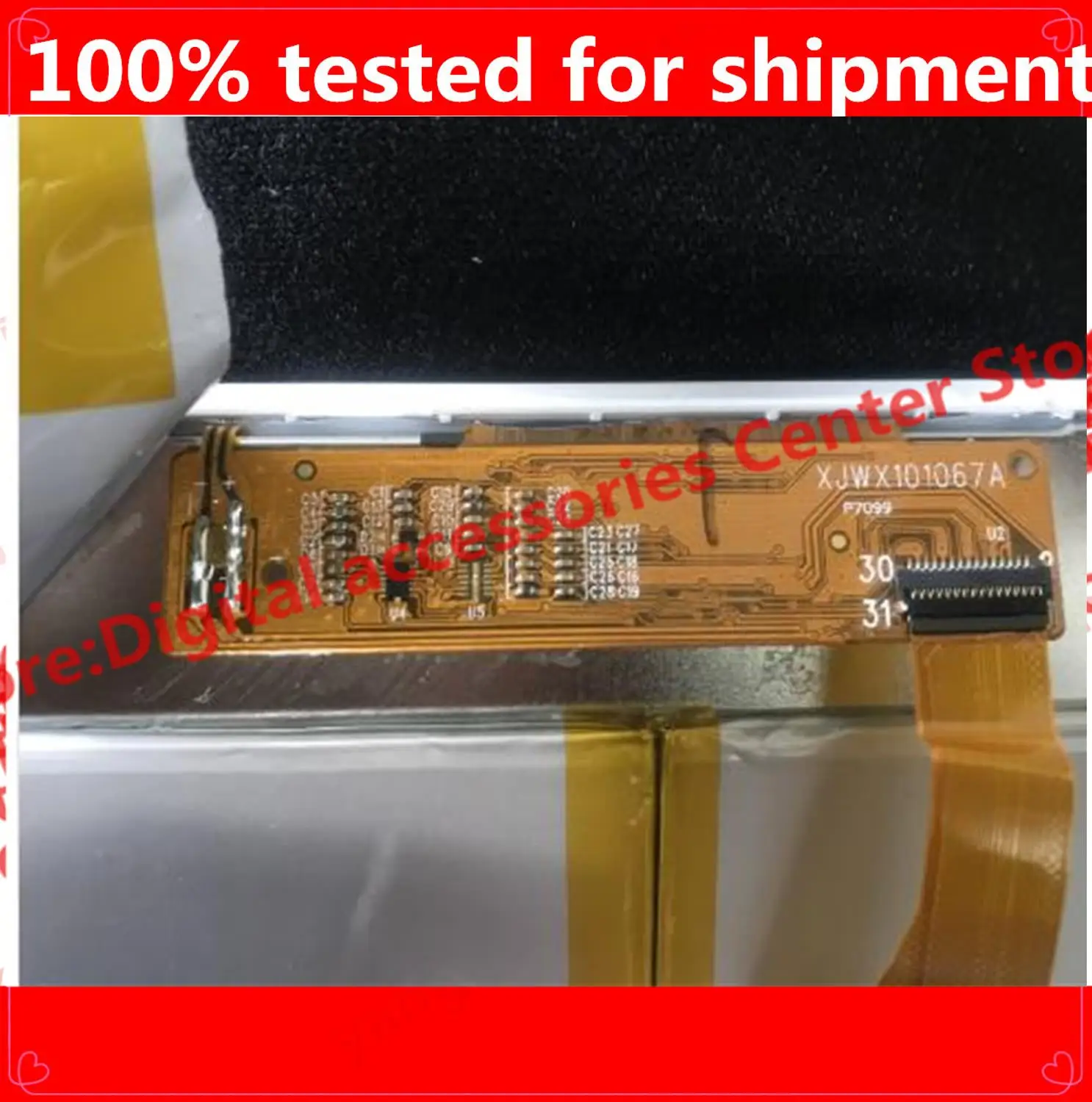HZ 10 1 дюймов 31pin дисплей ЖК экран внутренний код XJWX101067A|ЖК-экраны и панели для