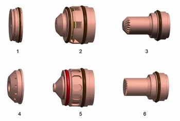 

36-1071 electrode 36-1053 nozzle 36-1027shield 5pcs per lot for Thermal Dynamics XT301 plasma cutting consumables