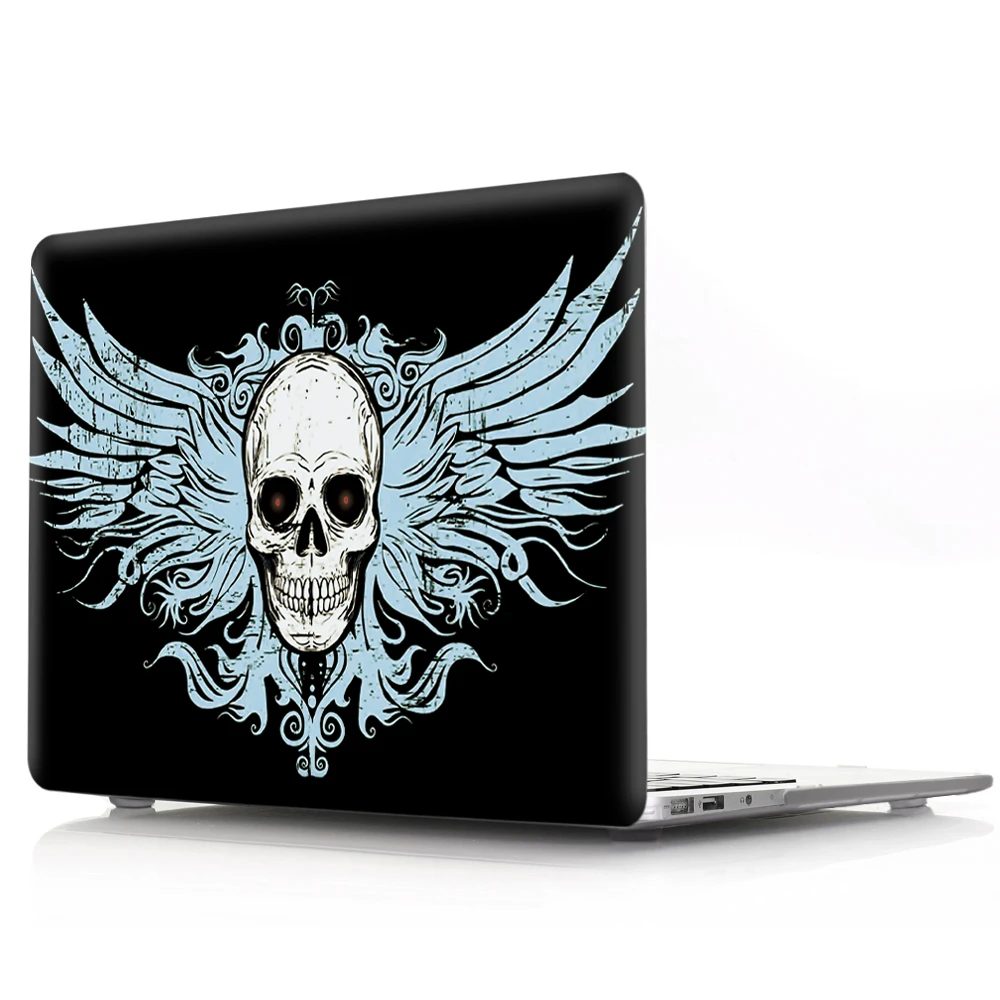 Череп для MacBook Pro 13 15 чехол для ноутбука A1278 A1286 CD rom Мультфильм Хэллоуин Жесткий ПК чехол для mac book Pro 13 15 Обложка