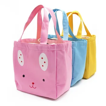 

14PCS / LOT Cute Cartoon Waterproof Oxford Cloth Insulated Bento Bag Portable Student Iunch Bag Waterpfood Portable Picnic Bag