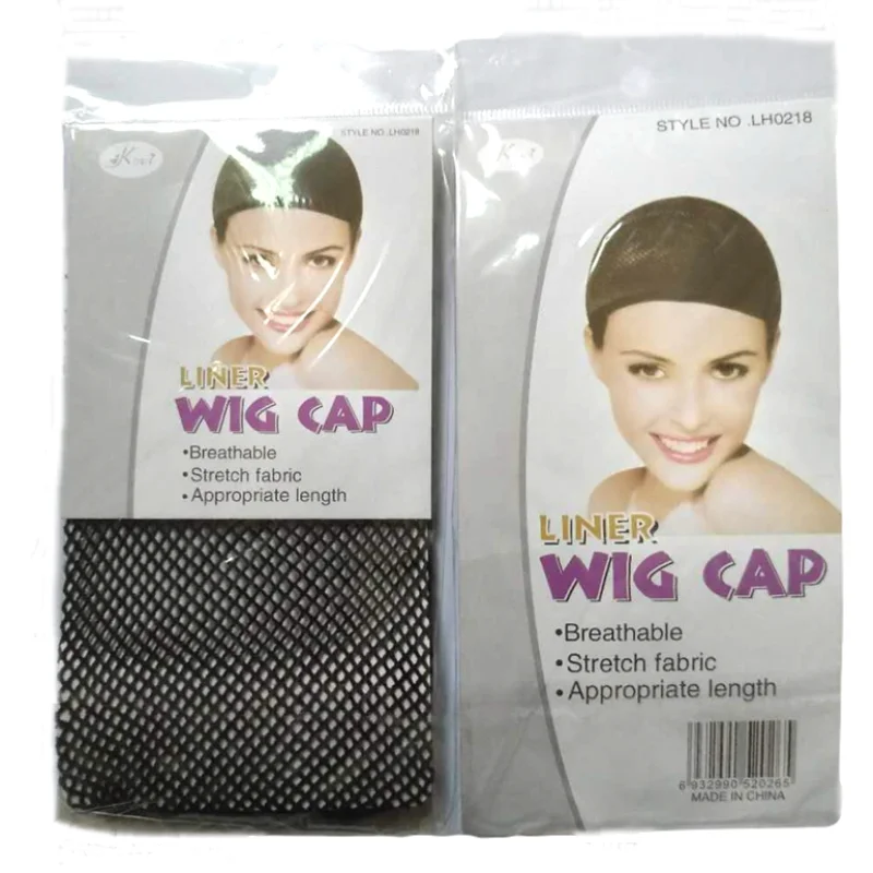 JOY&BEAUTY Hairnets Mesh Weaving Black Wig Hair Net Making Caps Weaving Wig Cap Hairnets Opend at One Ends Black 1Pcs