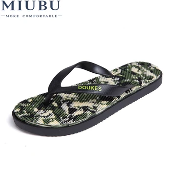 

MIUBU Summer Men's Flip Flops Slip-on Beach Flip Flops Male Breathable Slippers Men Summer Platform Sandals Mesh Light Shoes
