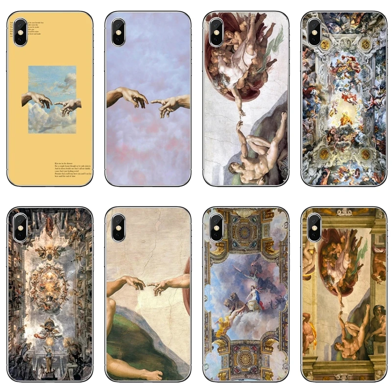 

palace of versailles Creation of Adam For Huawei P20 P10 P9 P8 pro Lite plus pro P Smart Mini GR5 nova 2i Soft phone cover case