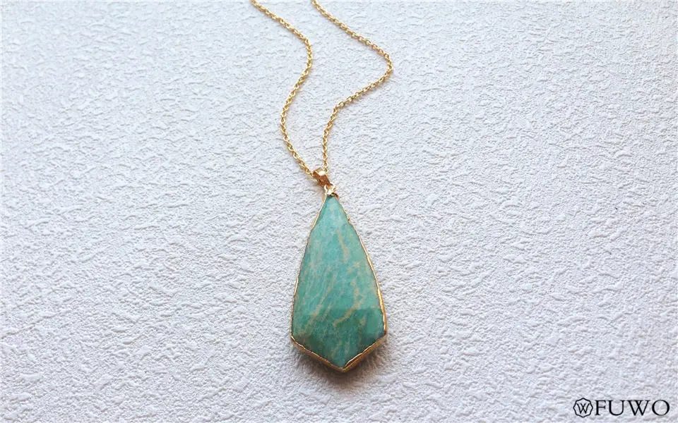 Triangle Amazonite Necklace 8