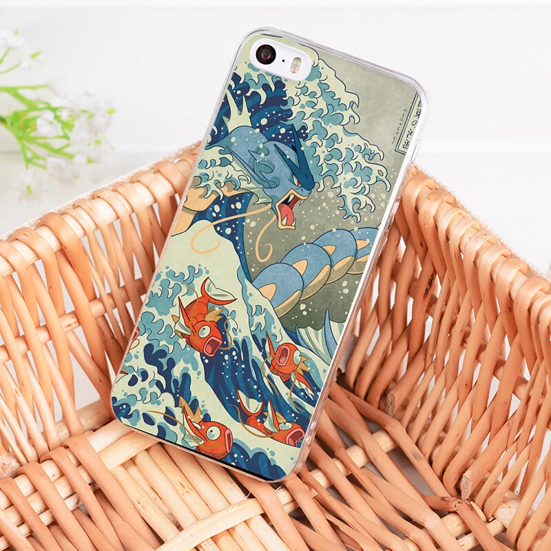 MaiYaCa Wave Art японские зеленые Illust Coque чехлы для телефонов iPhone 11 Pro Max 8 7 6S Plus X XS XR XSMAX