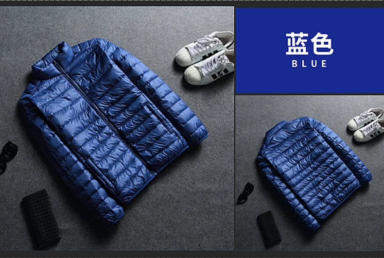 2017 New Men Outdoor Hiking Camping Sport Down Coats Winter Warm jaqueta Ultralight Jacket Overcoat Male Windproof Thermal Padded Outwear (5)