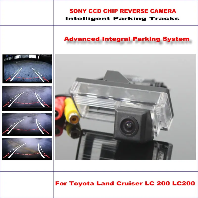 

860 * 576 Car Rear Back Up Camera For Toyota Land Cruiser LC 200 LC200 Rearview Parking 580 TV Lines Dynamic Guidance Tragectory