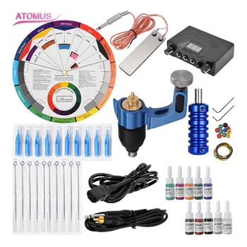 

Tatuagem Bobinas Machine Tattoo Kit Complet Professionnelle Pedal Tools Rotary Professional Tatoo Tatto Kits Iniciante Set De